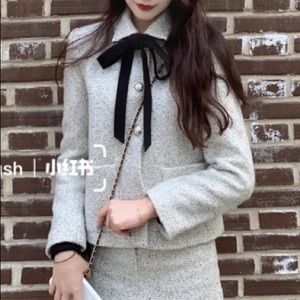 Maje bow blazer SZ36